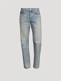 Bandana Repair Straight Jeans