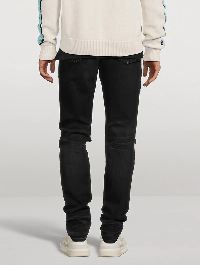 MX1 Suede Repair Skinny Jeans