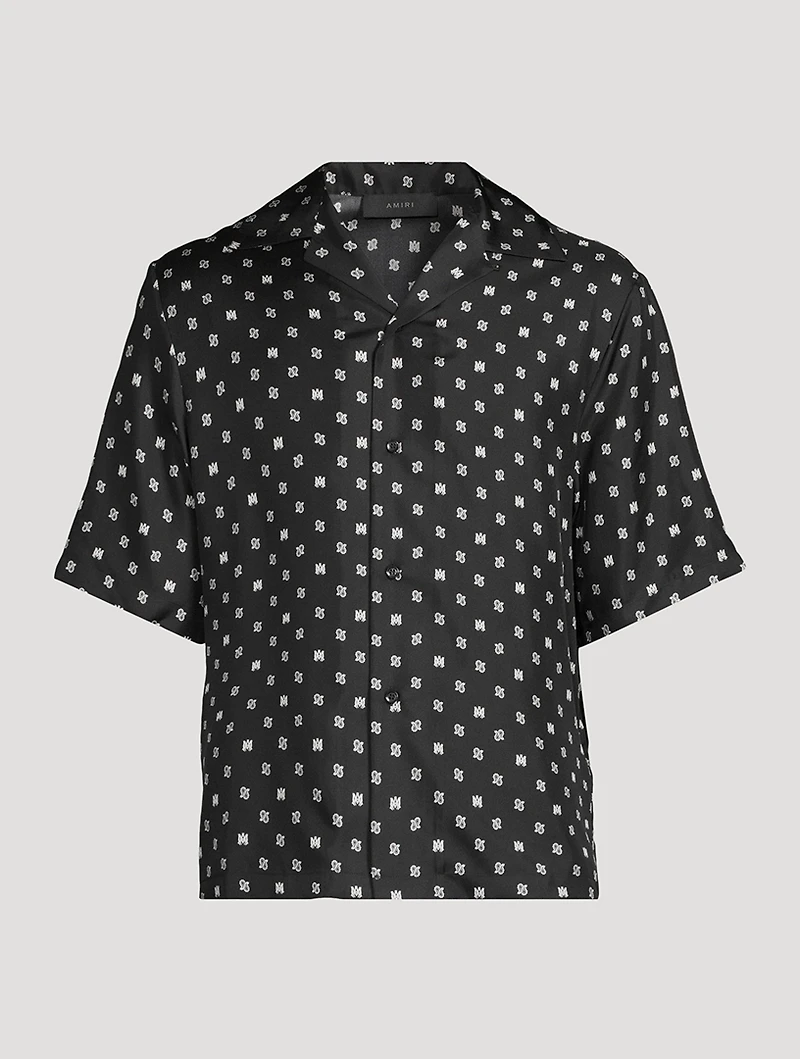 MA Paisley Silk Bowling Shirt
