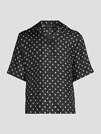 MA Paisley Silk Bowling Shirt