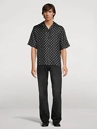 MA Paisley Silk Bowling Shirt