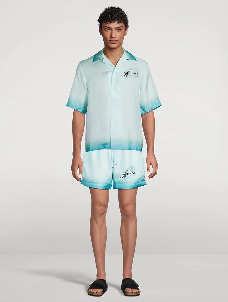 Resort Club Silk Bowling Shirt