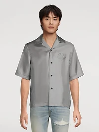 Arts District Silk Bowling Shirt