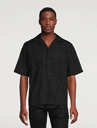 Paisley Palm Camp Shirt