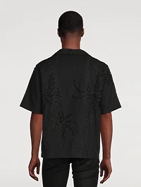 Paisley Palm Camp Shirt