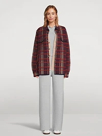 Plaid Cashmere Shirt