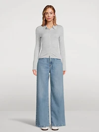 Elle Cashmere Polo Shirt