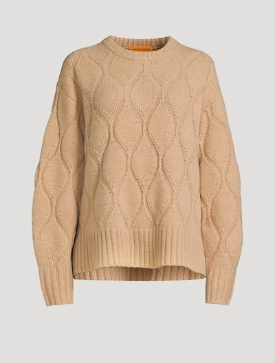 Cozy Crew Wavy Cashmere Sweater