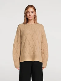 Cozy Crew Wavy Cashmere Sweater