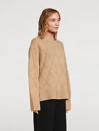 Cozy Crew Wavy Cashmere Sweater
