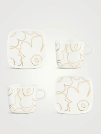 Oiva/Piirto Unikko Cup And Plate Set