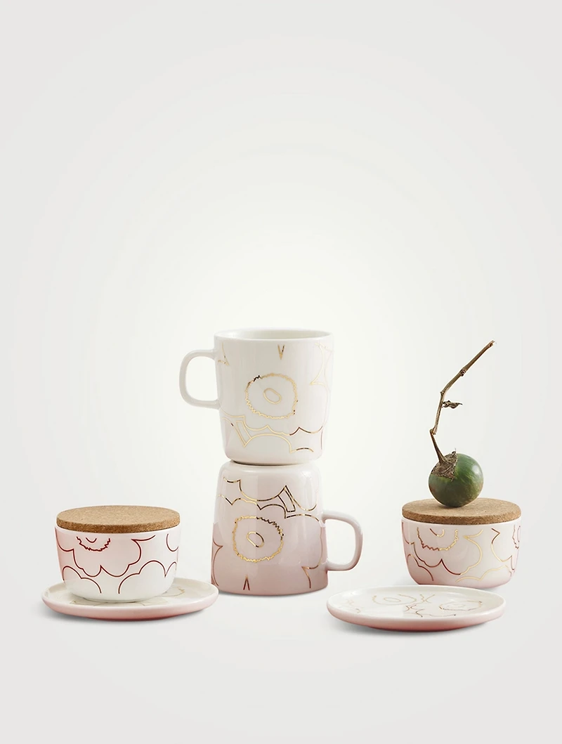 Oiva/Piirto Unikko Cup And Plate Set