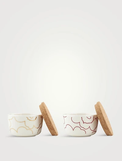 Set Of Two Piirto Unikko Bowls
