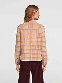Dylan Plaid Cashmere Shirt