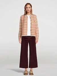 Dylan Plaid Cashmere Shirt