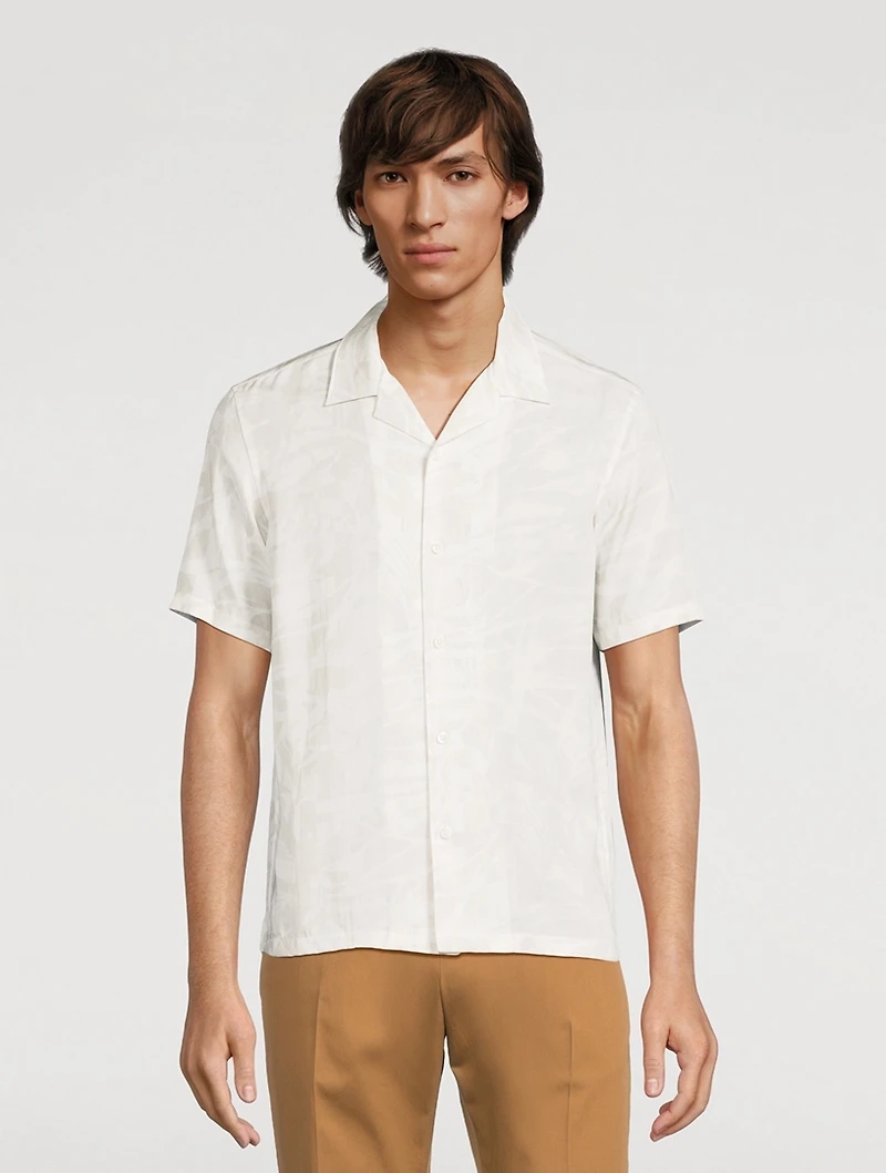 Irving Camp Shirt Abstract Print