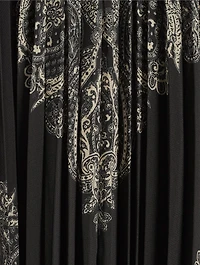 Sunray Midi Dress Paisley Print
