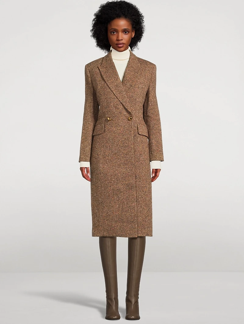 Illustration Double-Breasted Coat