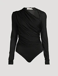 Illustration Asymmetric Jersey Bodysuit