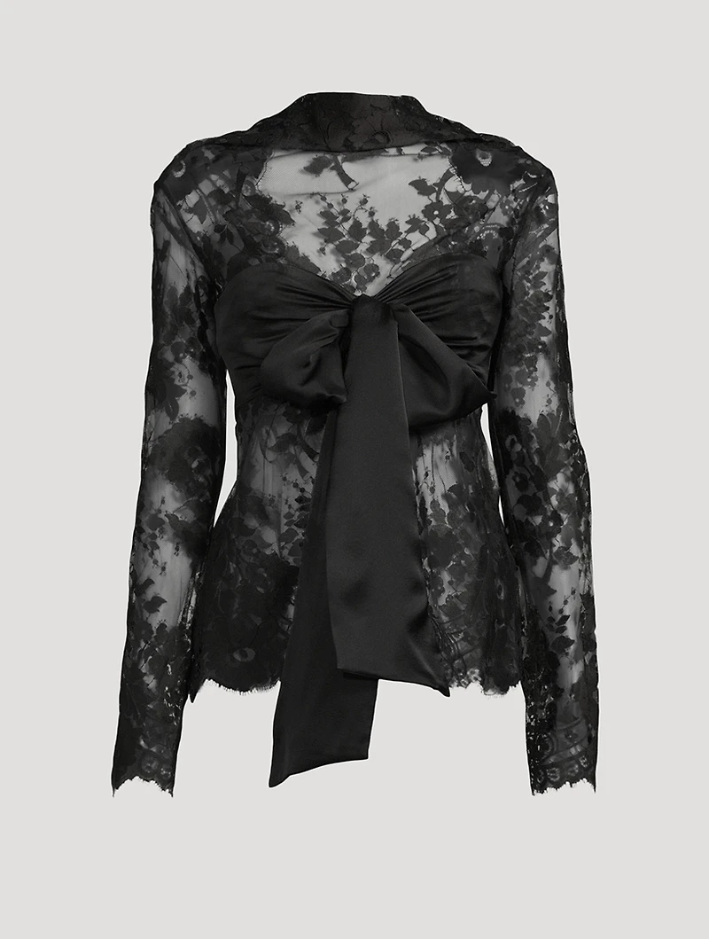 Illustration Lace Blouse