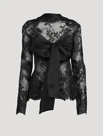Illustration Lace Blouse
