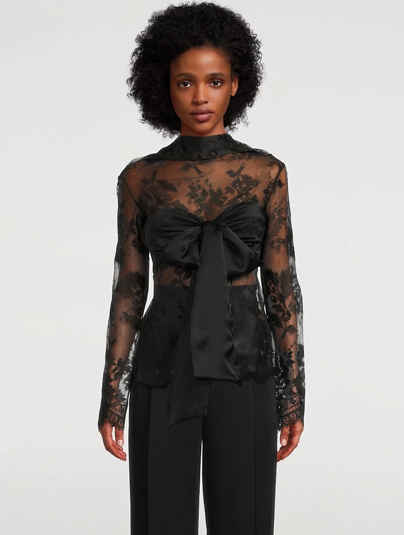 Illustration Lace Blouse