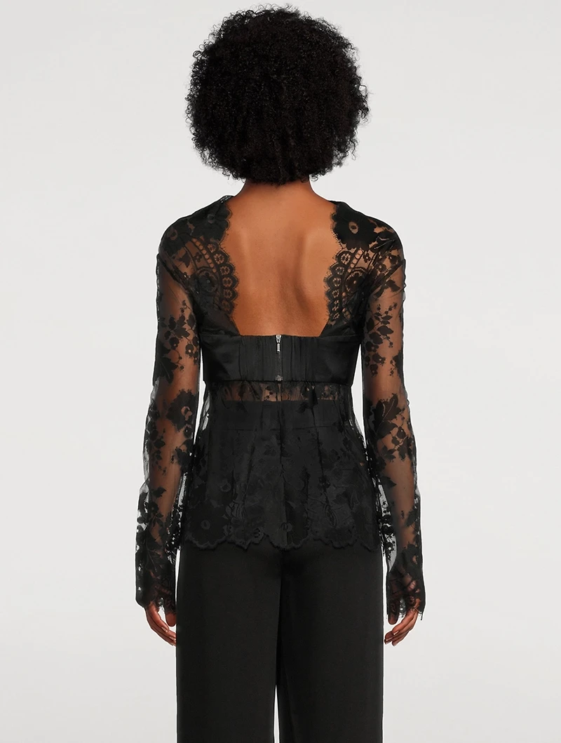 Illustration Lace Blouse