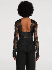 Illustration Lace Blouse