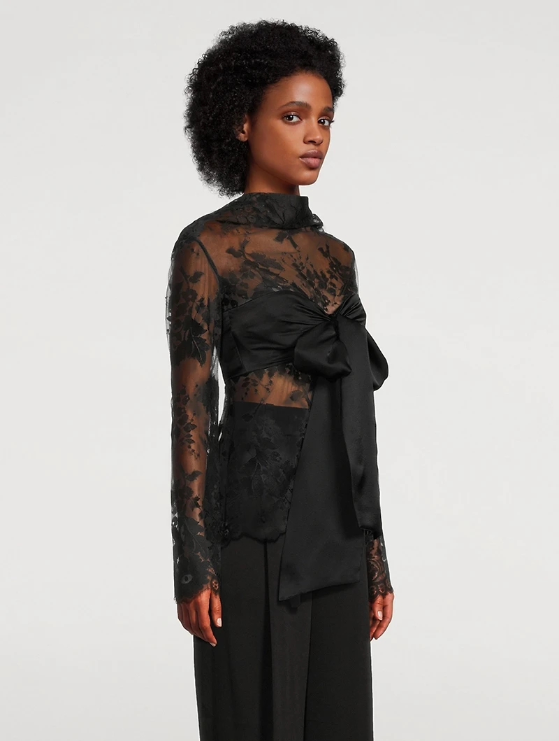 Illustration Lace Blouse