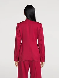 Seamed-Waist Blazer