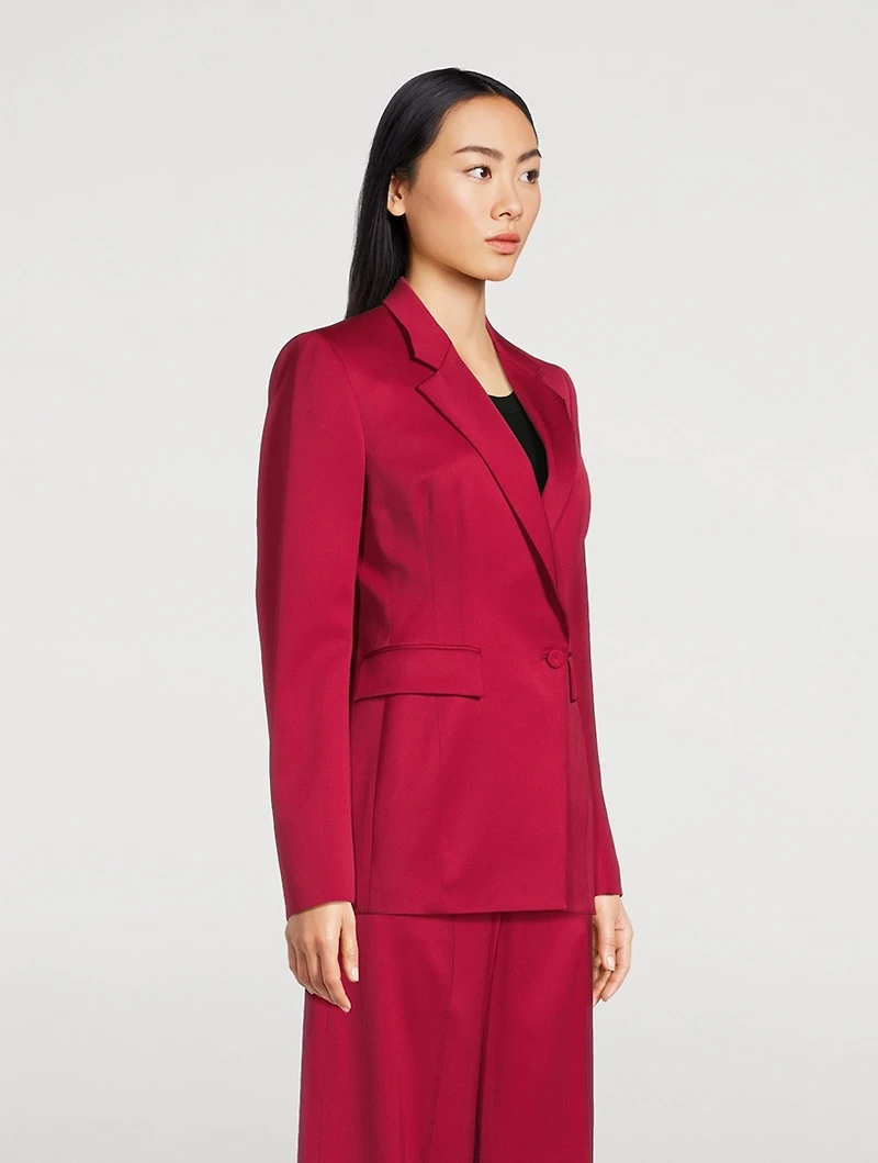 Seamed-Waist Blazer