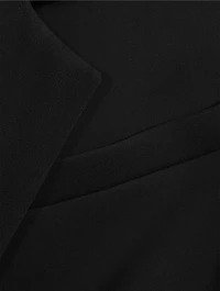 Double-Breasted Jersey Blazer