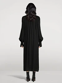 Drawstring Shirt Dress