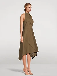 Yoko Sleeveless Poplin Dress