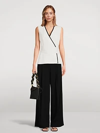 Elliot Wrap-Front Top