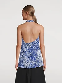 Theda Printed Halter Top