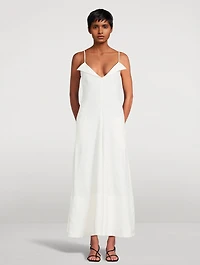 Ruby Eco Stretch Linen Midi Dress