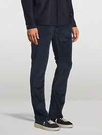 Corduroy Slim-Fit Pants