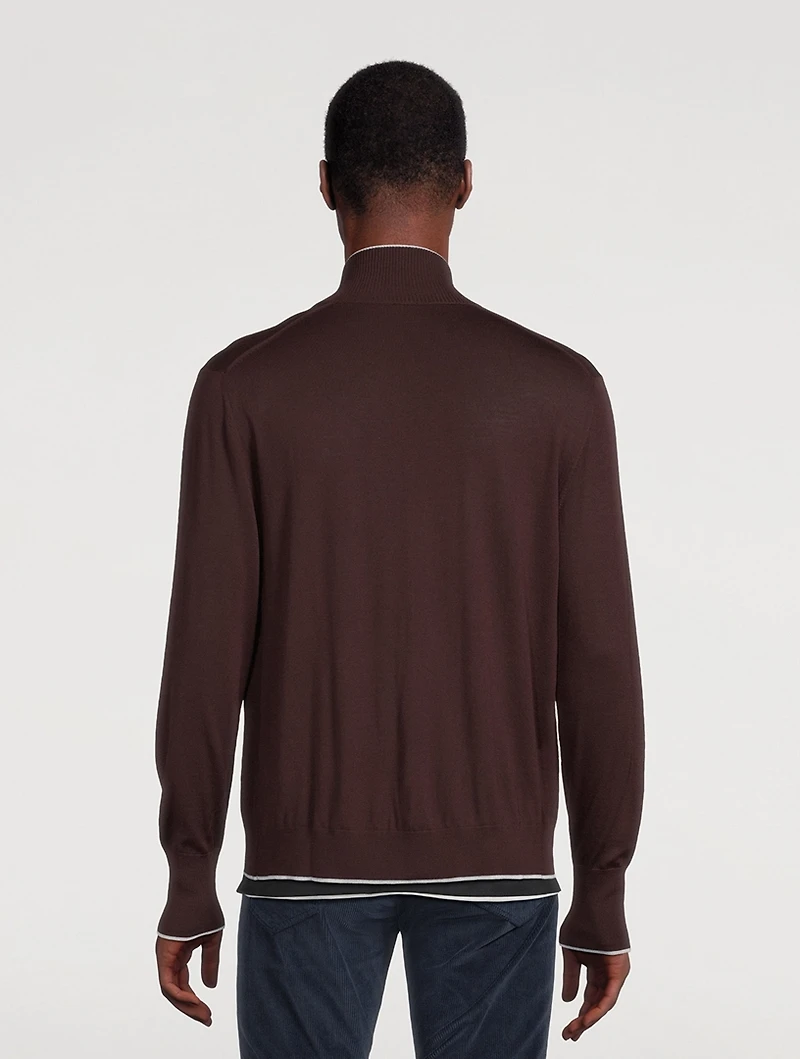 Avalon Wool Zip Sweater