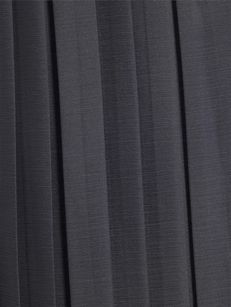 Pleated Midi Skirt