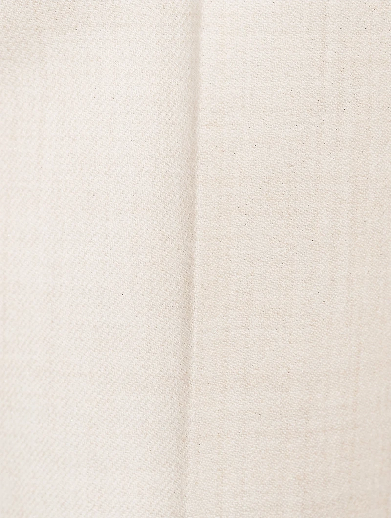 Wool Drawstring Pants