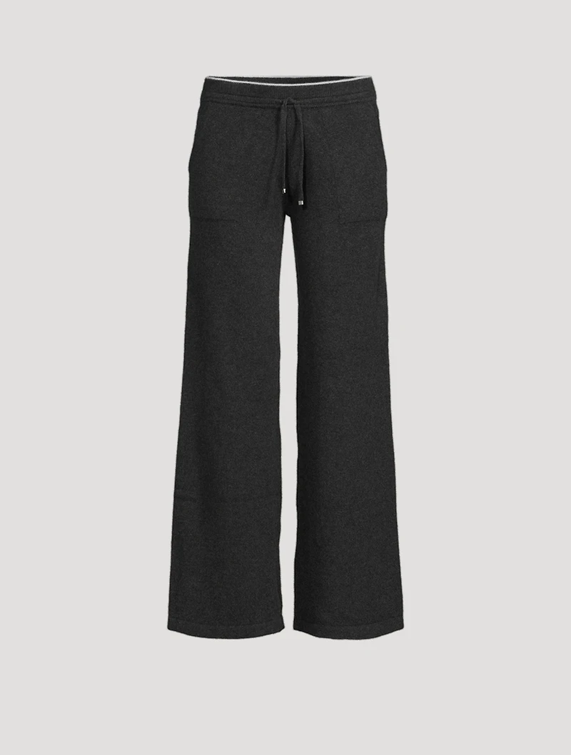 Drawstring Cashmere Trousers