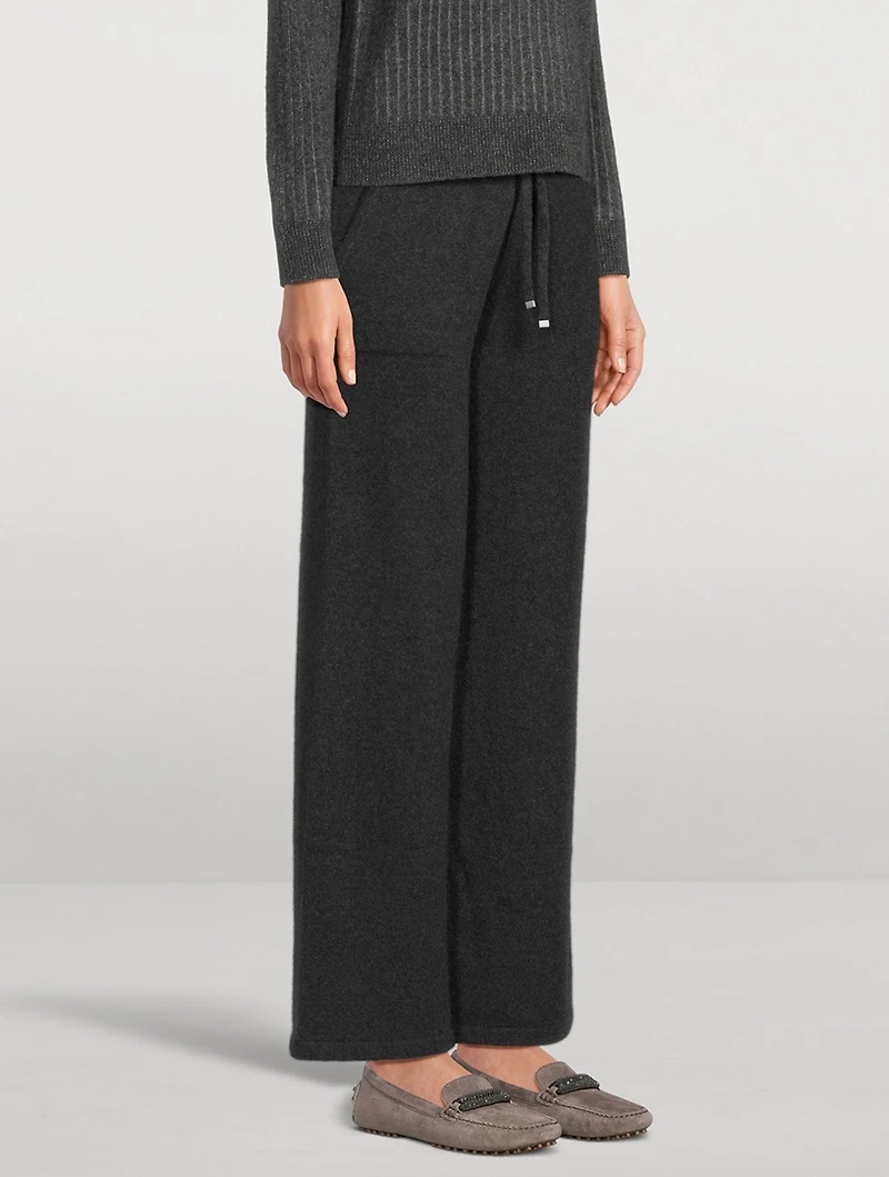 Drawstring Cashmere Trousers
