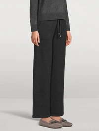 Drawstring Cashmere Trousers