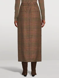 Maxine Plaid Pencil Skirt