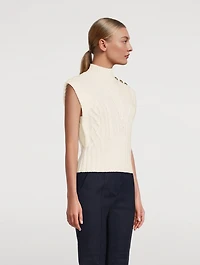 Holton Cable-Knit Wool Sweater Vest