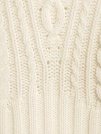 Holton Cable-Knit Wool Sweater Vest