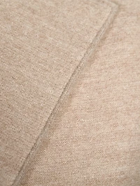 Layered Wool Blazer With Detachable Hood