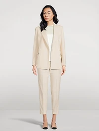 Tapered Wool Trousers