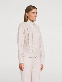 Sequin Knit Cardigan